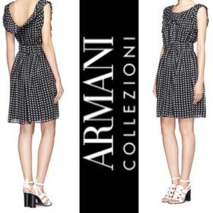 Armani Collezioni Black SILK Sleeveless Dress